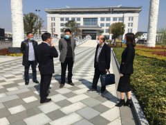 湖州市民政局副局长沈建军来122cc太阳集成游戏调研生态葬