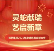 灵蛇献瑞 艺启新章 | 122cc太阳集成游戏集团2025年度盛典暨表扬大会